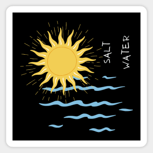 Salt Water Sticker